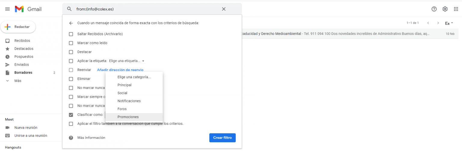 Cómo Filtrar y Bloquear Emails No Deseados Spam en Gmail