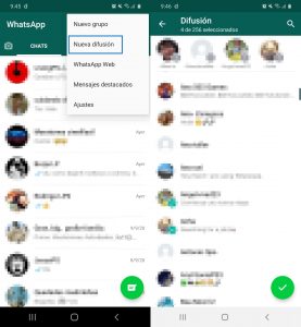 Crear lista difusión whatsapp envio masivo