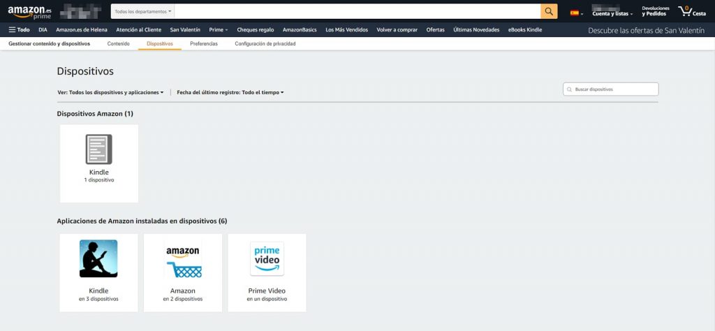 ¿Cómo cerrar sesión de Amazon/Amazon Prime en todos los dispositivos?
